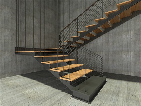 潍坊楼梯-现代楼梯