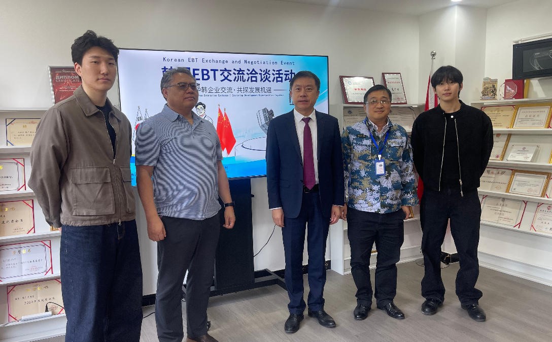 韩企来访 聚力共赢｜韩国 EBT 代表团到访创惠电子交流洽谈