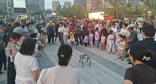 科技点亮社区嘉年华 创惠机器狗圈粉全年龄段市民