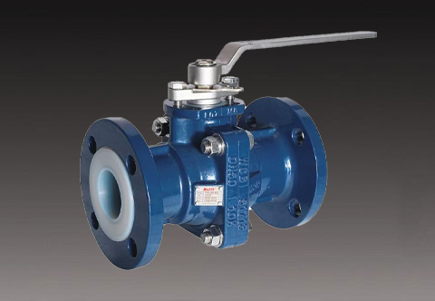 TEFLON LINED BALL VALVE