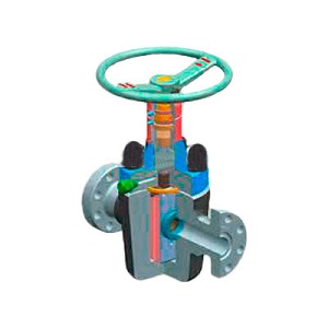 API 6a FC manual gate valve