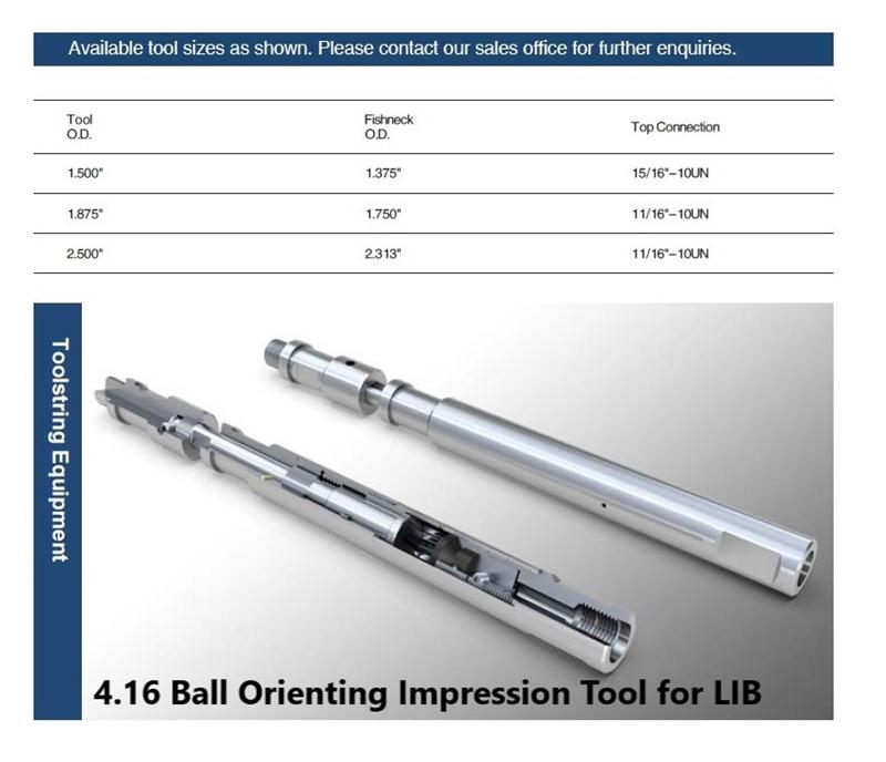 Ball Orienting Impression Tool for LIB