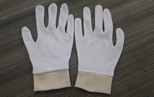 Thin cotton gloves