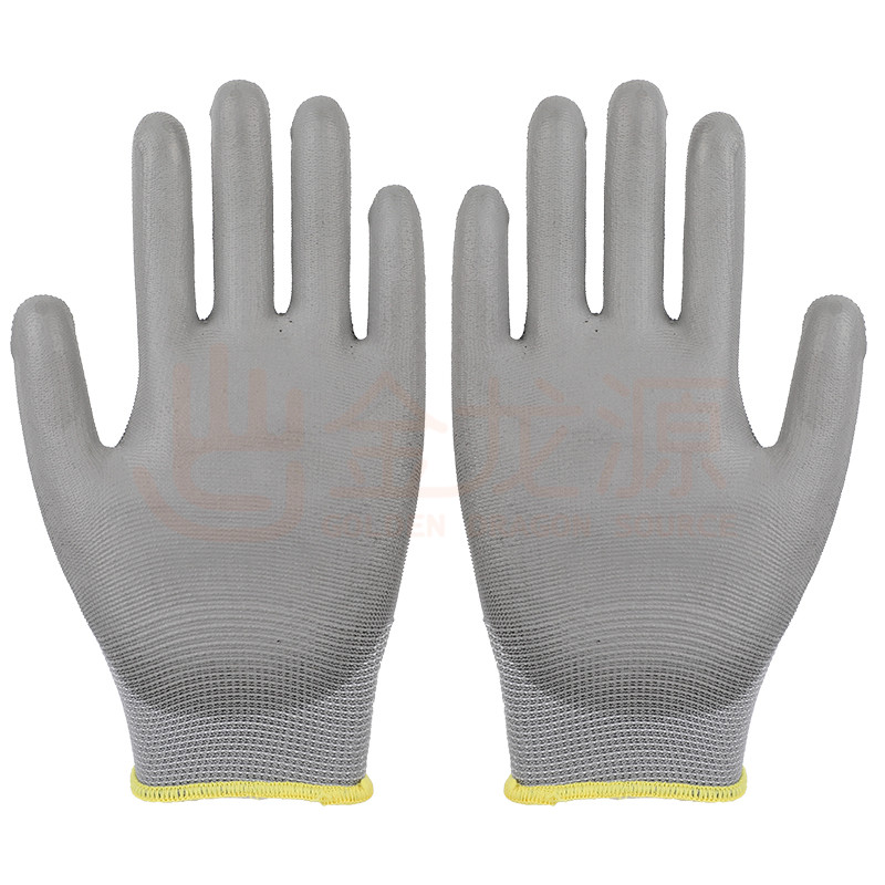 Nylon Gloves with PU Coated Pa...