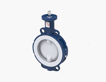 TEFLON LINED BUTTERFLY VALVE
