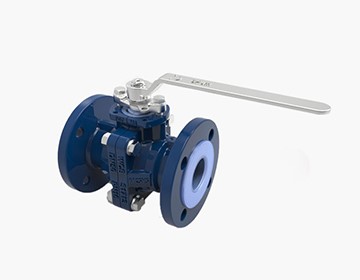 TEFLON LINED BALL VALVE